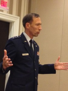Lt. Gen. Larry James, Air Force deputy chief of staff for intelligence
