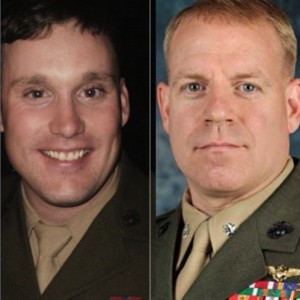 Sgt. Bradley Atwell, 27, and Lt. Col. Christopher Raible, 40, died Sept. 14 in the Taliban's raid on Camp Bastion. Credit: Marine Corps