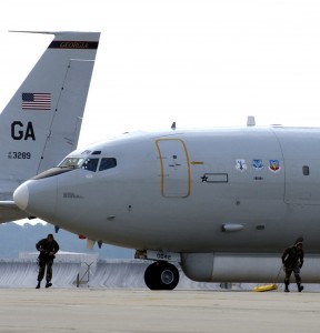 A Joint Surveillance Target Attack Radar System plane. (Credit: Northrop Grumman)